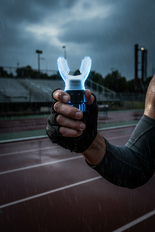 AIRX - Atleta entrenando con el dispositivo de respiración